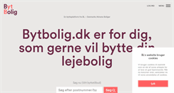 Desktop Screenshot of bytbolig.dk